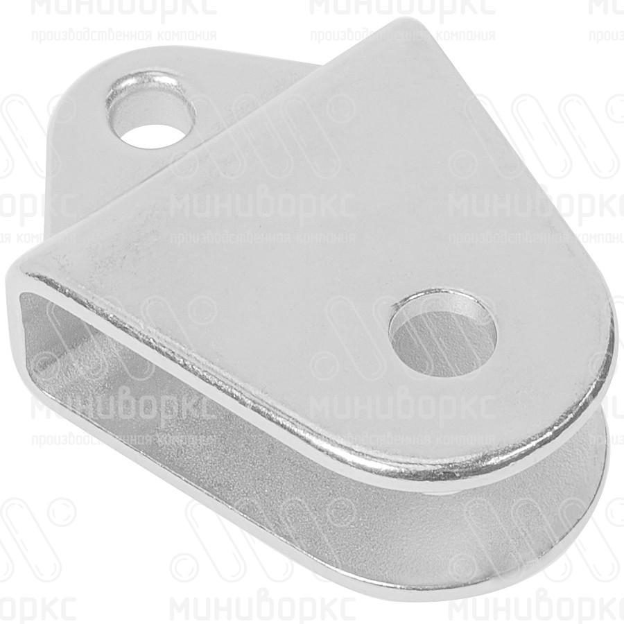 Коннектор для листового материала толщиной 15 мм, цвет нержавеющая сталь – K15-6 - 2