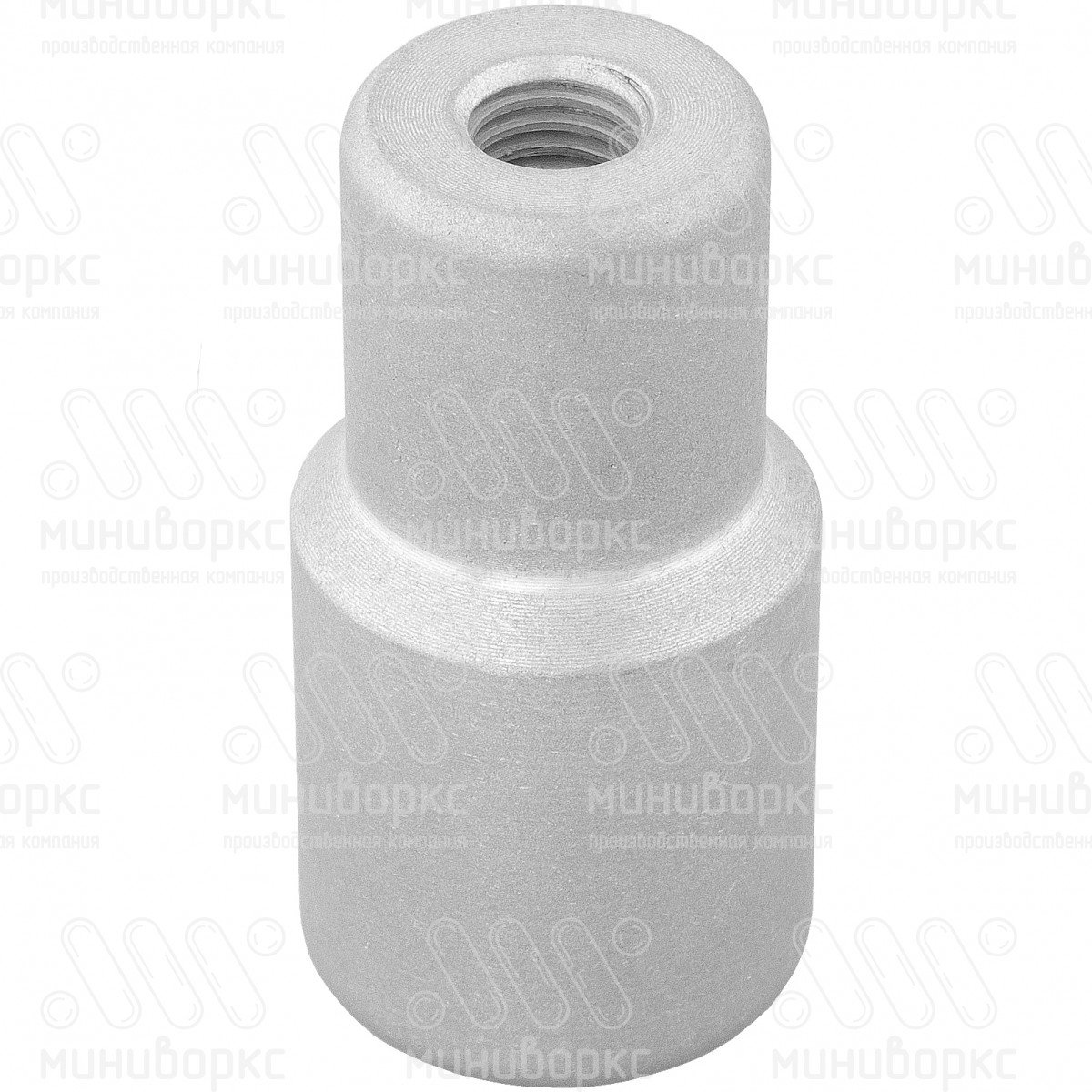 Гильза для опрессовки каната Ø16 мм со шпилькой М10, цвет металл – A16-TM10 - 1