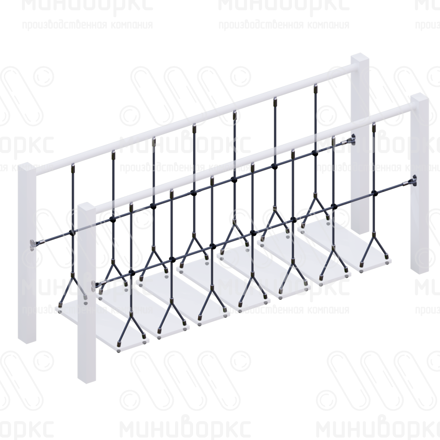 Канатные ограждения для мостиков – F-0016 купить в Челябинске | Миниворкс | картинка 3