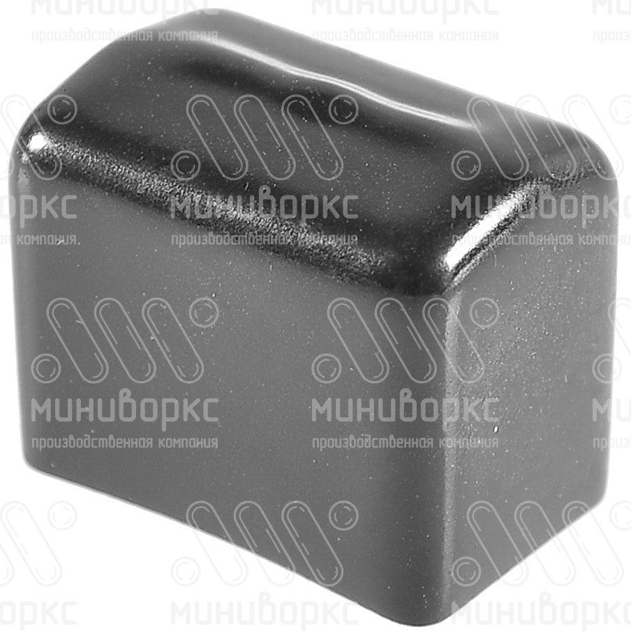 Заглушка прямоугольная 5x80, изготовлена из ПВХ (PVC) , цвет черный – CBPR80x5 - 3