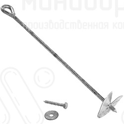 Винтовое земляное крепление (шнековый анкер), цвет металл – 830.010.010.001 - 1